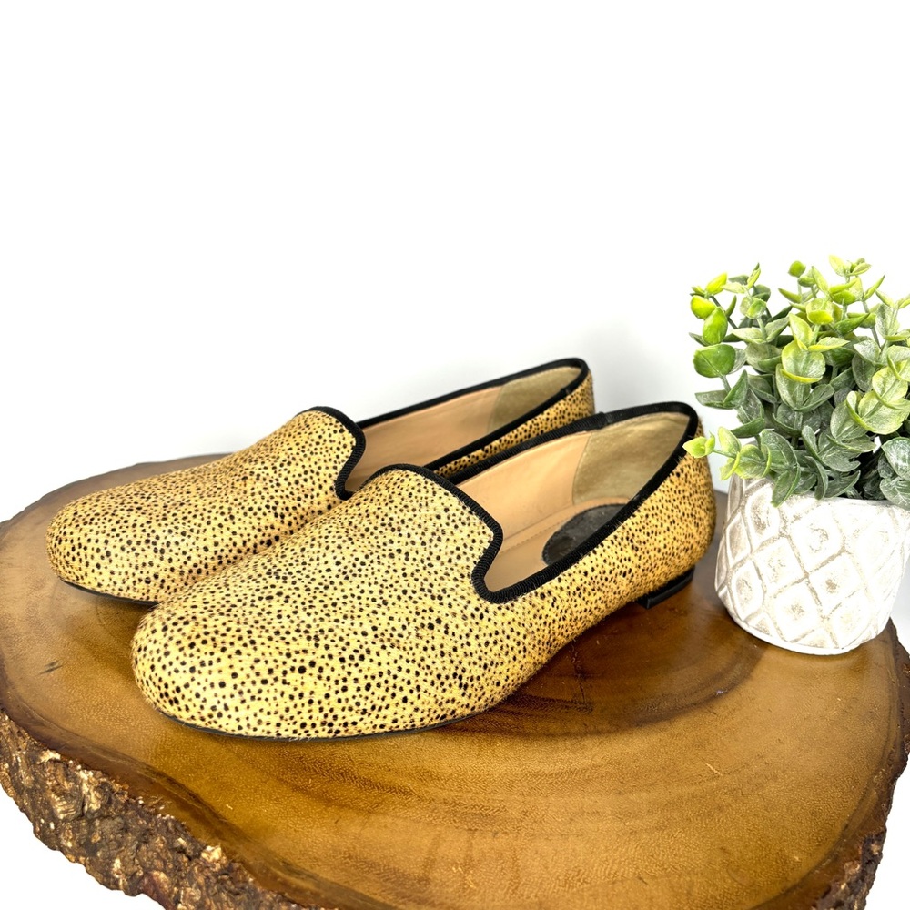 ANTONIO MELANI Tan and Black Loafers